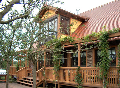 Einstöckiger Balkon 012