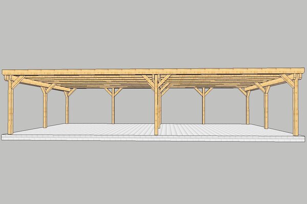 Vierfachcarport