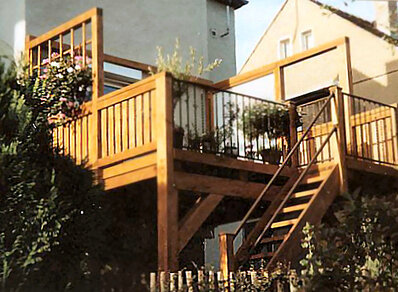 Einstöckiger Balkon 029